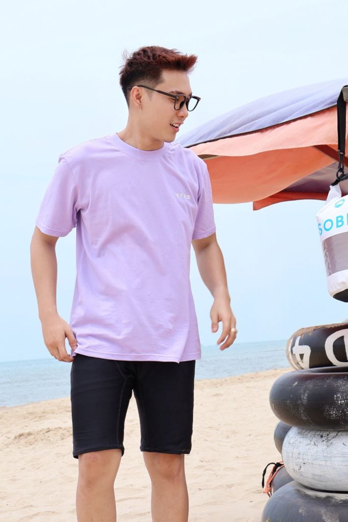 Áo thun đi biển Unisex Sobie Classic Orchid, ảnh 6