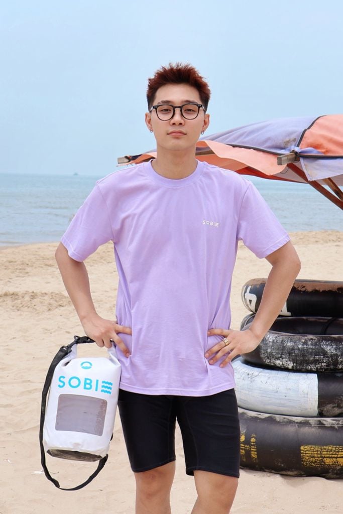 Áo thun đi biển Unisex Sobie Classic Orchid