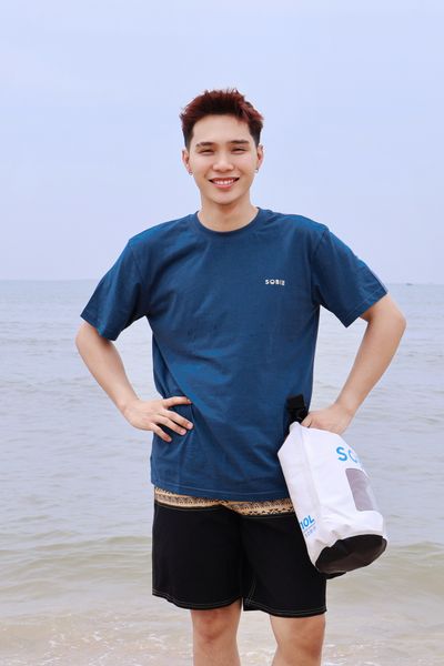  Áo thun đi biển Unisex Sobie Classic Deep Blue 