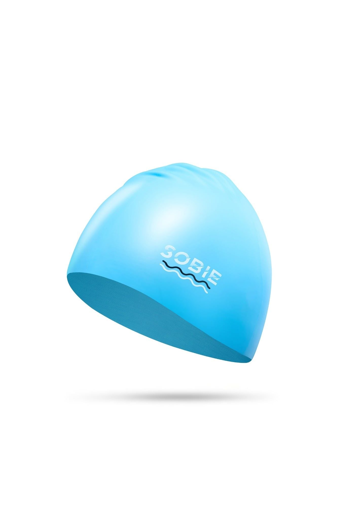 Nón bơi silicon cao cấp SOBIE Blue - Wave S13