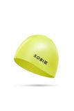 Nón bơi silicone cao cấp SOBIE Neon - Black S14 3
