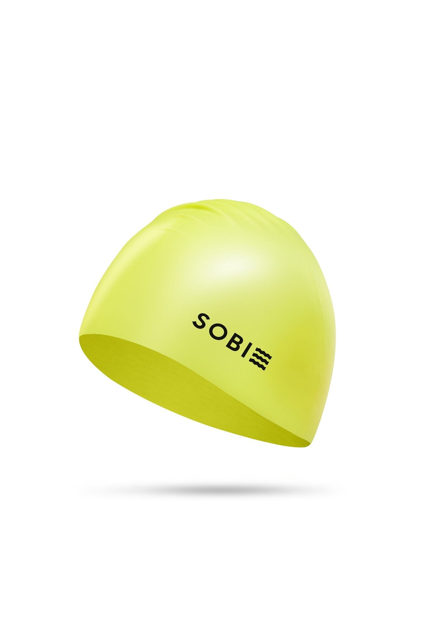 Nón bơi silicone cao cấp SOBIE Neon - Black S14 — 3