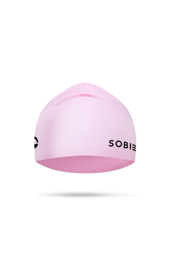 Nón bơi nữ silicone cao cấp dành cho tóc dài SOBIE Pink S19 — 3