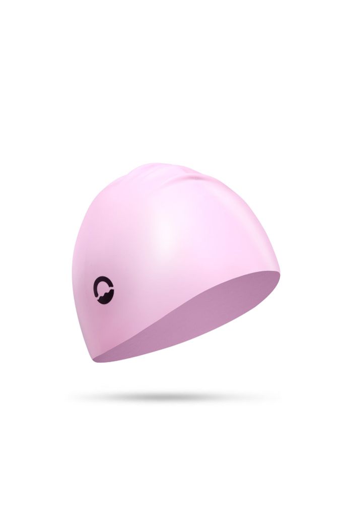 Nón bơi nữ silicone cao cấp dành cho tóc dài SOBIE Pink S19 — 4