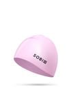 Nón bơi nữ silicone cao cấp dành cho tóc dài SOBIE Pink S19 1