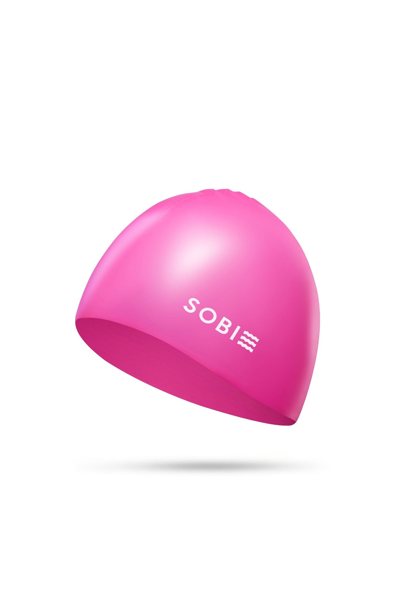 Nón bơi trẻ em sIlicone cao cấp SOBIE Ribbon Pink S23