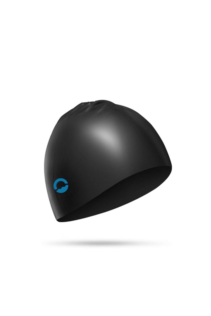 Nón bơi silicone cao cấp SOBIE Black - Blue S12 — 4