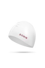 Nón bơi nữ silicone cao cấp dành cho tóc dài SOBIE White S18 1