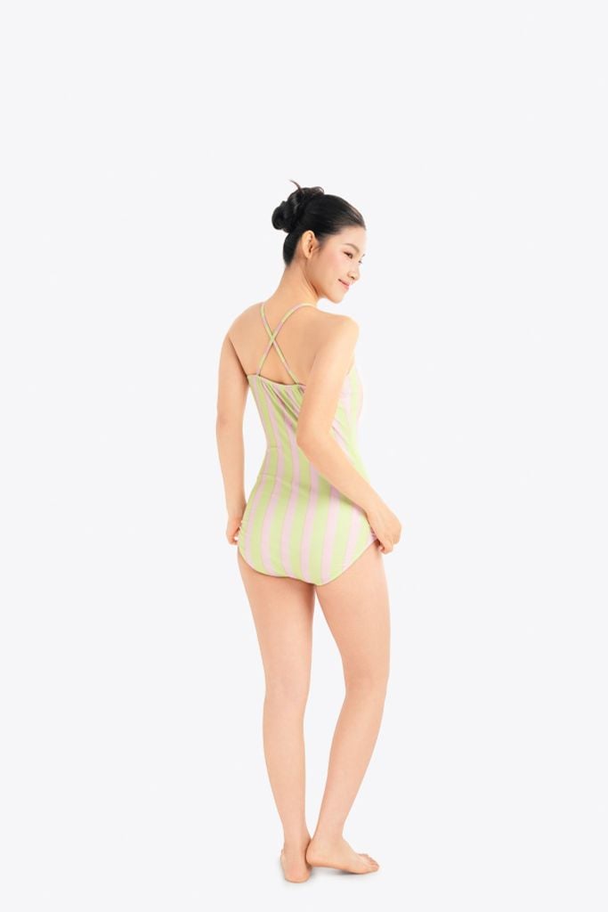 Đồ bơi nữ SOBIE monokini cổ yếm quyến rũ Sea Saly — 2