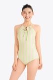 Đồ bơi nữ SOBIE monokini cổ yếm quyến rũ Sea Saly 1