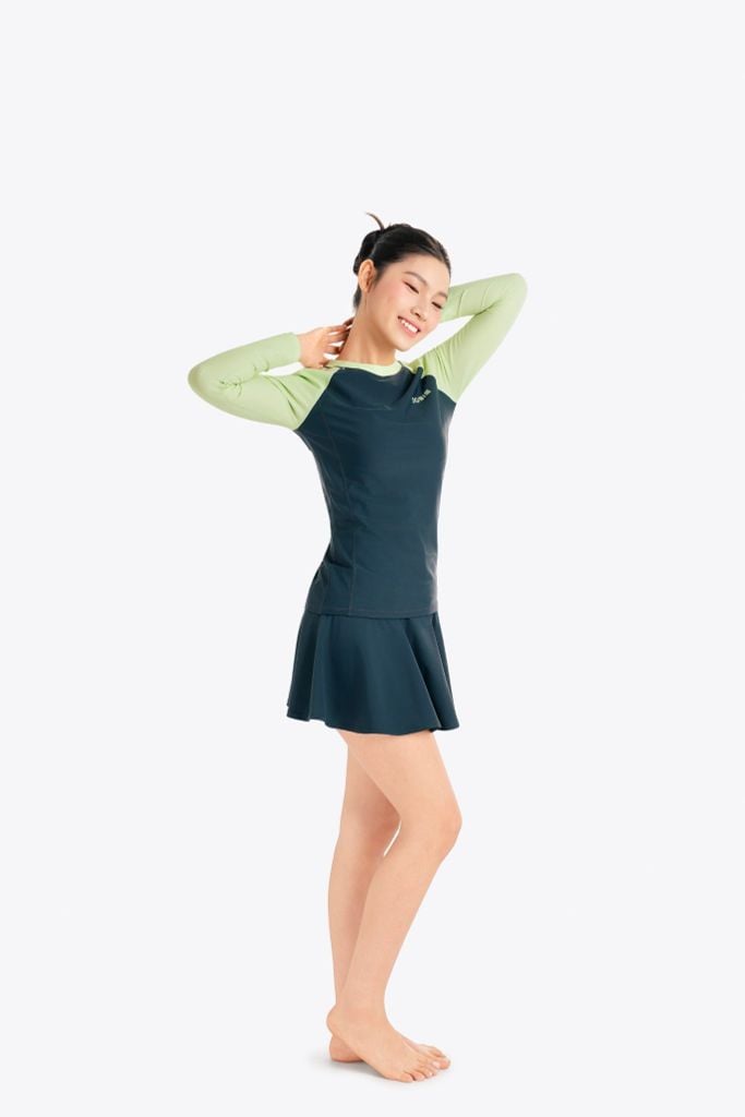 Áo bơi nữ SOBIE tay dài kín Sea Bay — 4
