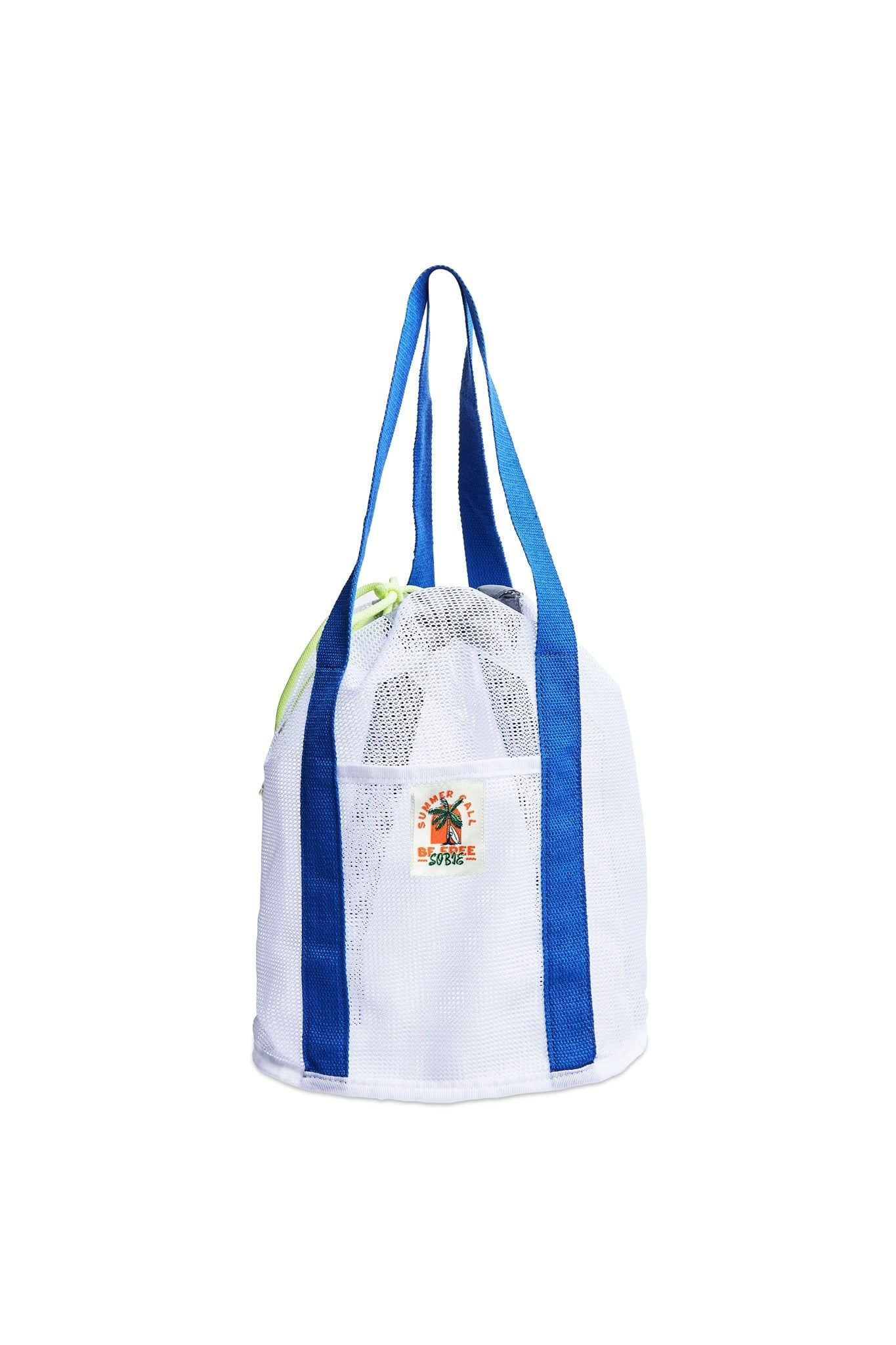 Túi đi biển dây rút White Navy SOBIE