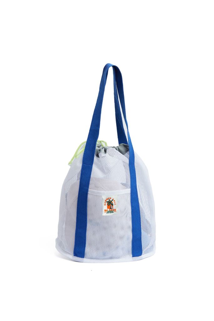 Túi đi biển dây rút White Navy SOBIE, ảnh 5