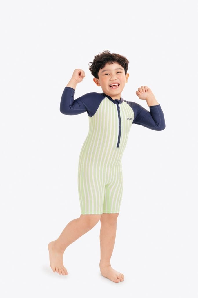 Đồ bơi bé trai SOBIE liền thân tay dài Sea Mako — 4
