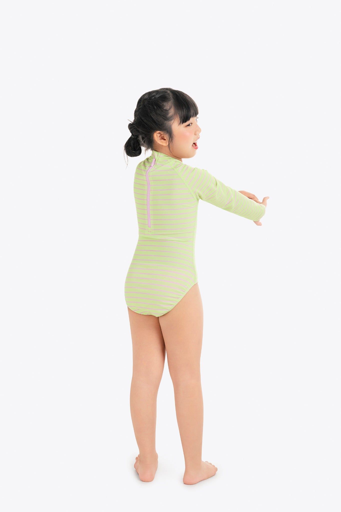 Đồ bơi bé gái SOBIE liền thân tay dài Sea Perla