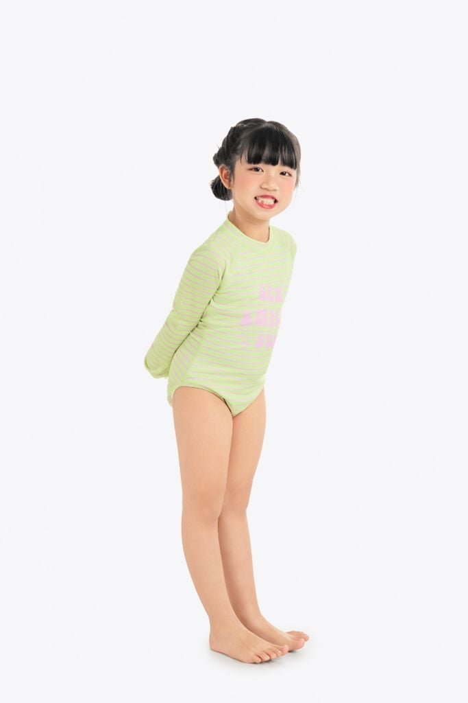 Đồ bơi bé gái SOBIE liền thân tay dài Sea Perla, ảnh 5
