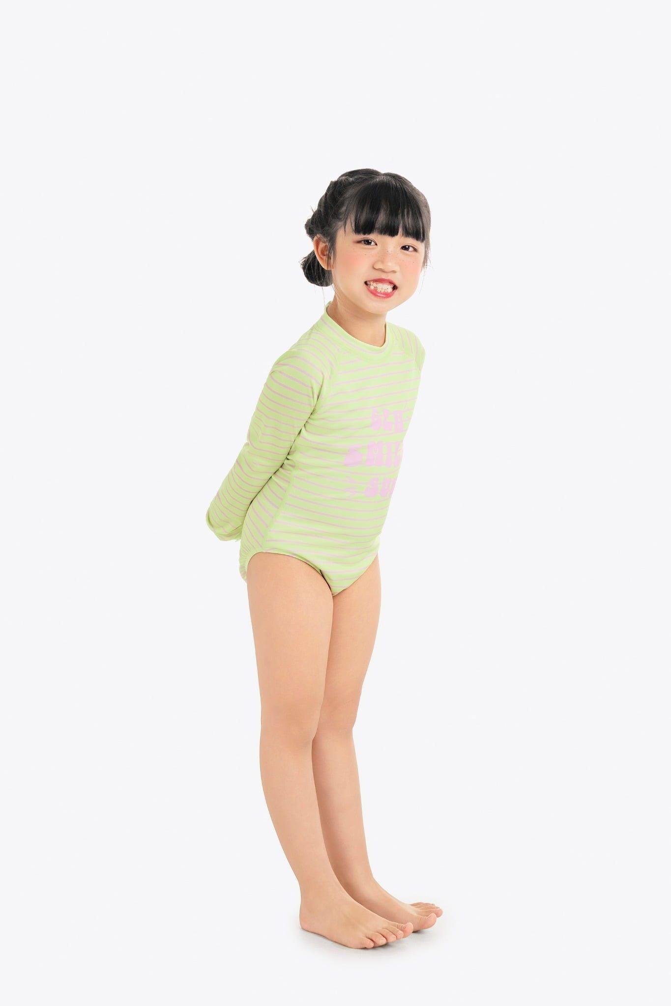 Đồ bơi bé gái SOBIE liền thân tay dài Sea Perla