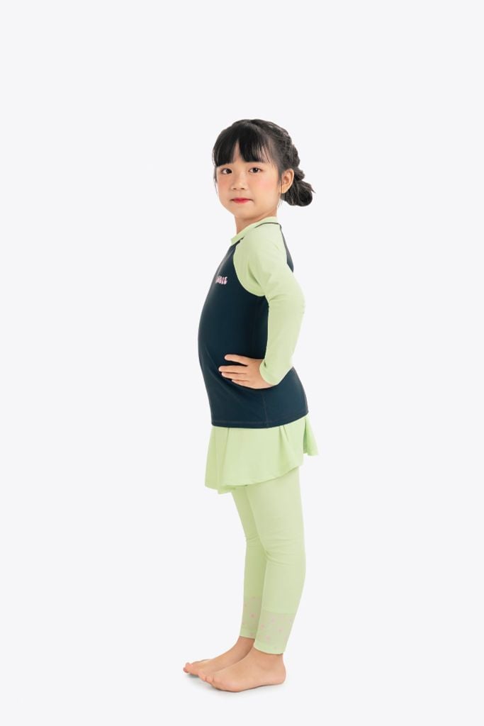 Áo bơi bé gái SOBIE tay dài kín đáo Sea Finn — 3