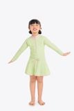 Đồ bơi bé gái SOBIE liền thân váy tay dài Sea Dottie
