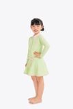 Đồ bơi bé gái SOBIE liền thân váy tay dài Sea Dottie