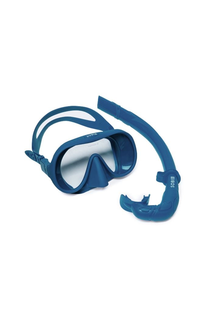SET Mặt nạ lặn biển + Ống thở  SOBIE Navy, ảnh 2