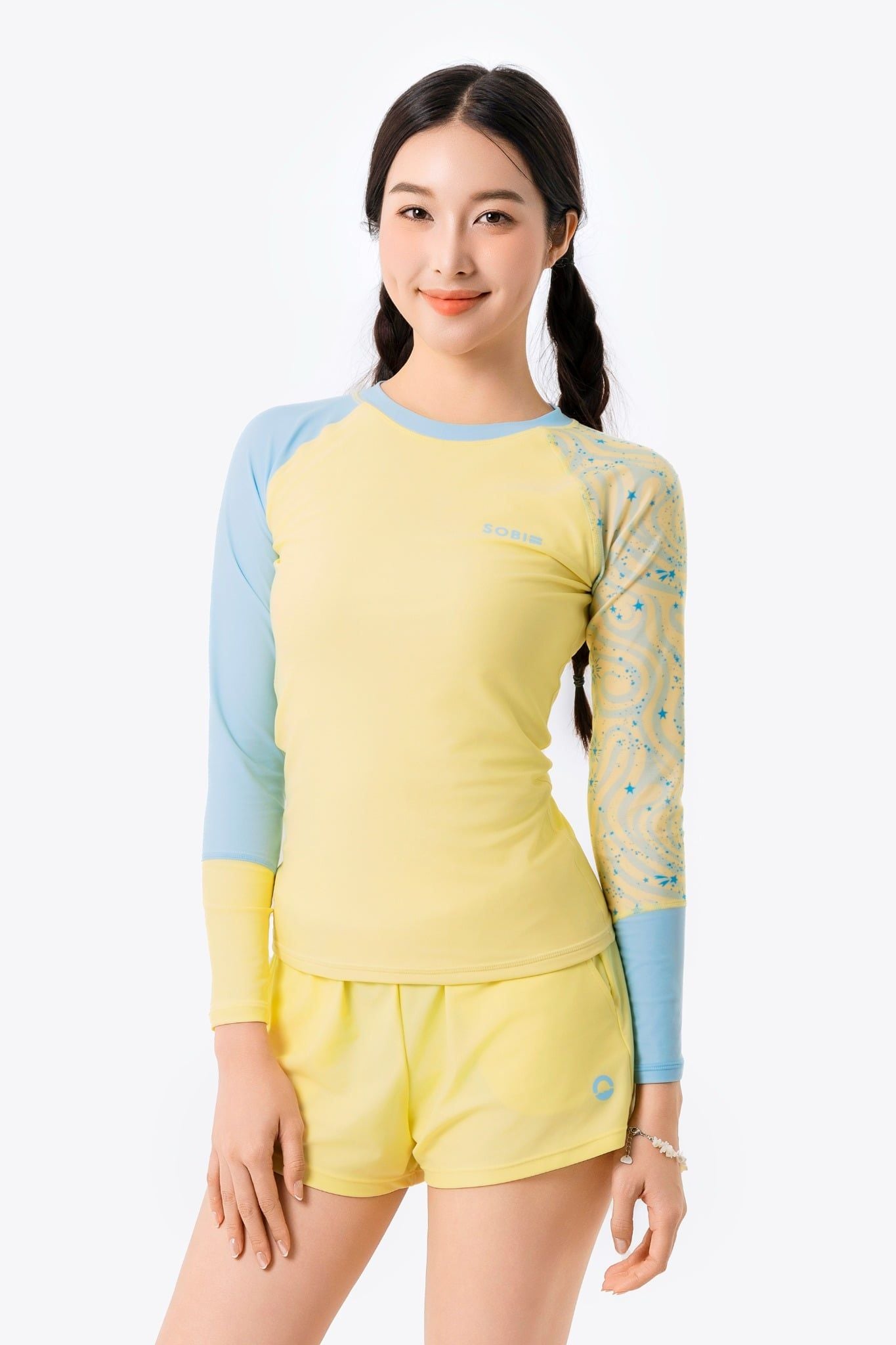 Áo Bơi Nữ Tay Dài kín đáo kín đáo và chống nắng Gorgeous Sol