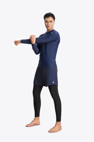  Áo bơi nam tay dài kín đáo và chống nắng Marine Cleo 