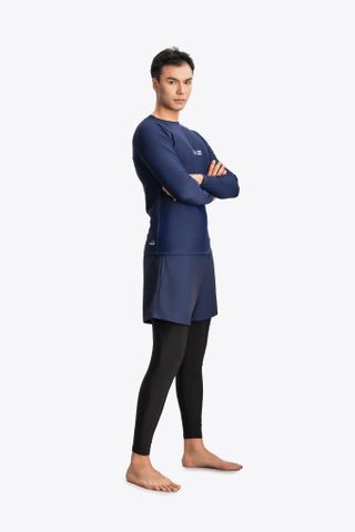  Áo bơi nam tay dài kín đáo và chống nắng Marine Cleo 