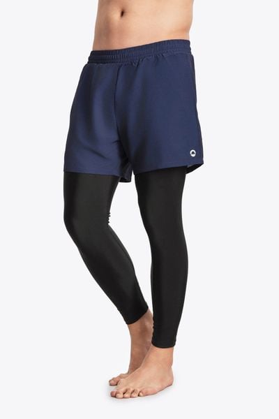  Quần đi biển nam legging 2 layer kín đáo Marine Rise 