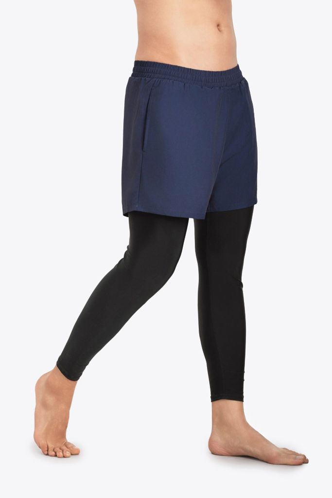 Quần đi biển nam legging 2 layer kín đáo Marine Rise, ảnh 4