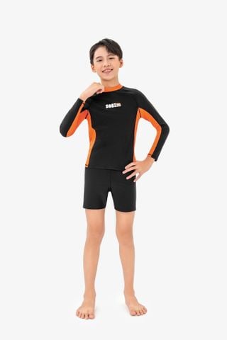  Áo bơi bé trai SOBIE tay dài kín đáo chống nắng Sibling Cyrus 