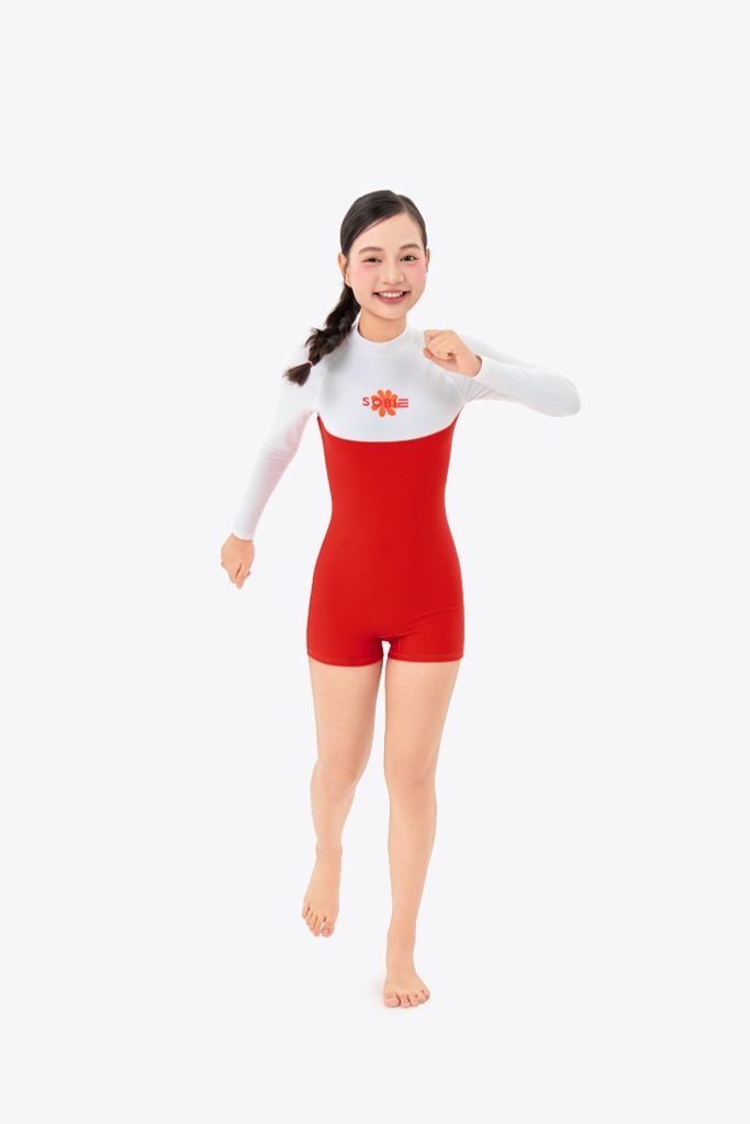 Đồ bơi bé gái SOBIE liền thân tay dài kín đáo chống nắng Sibling Sunny, ảnh 2