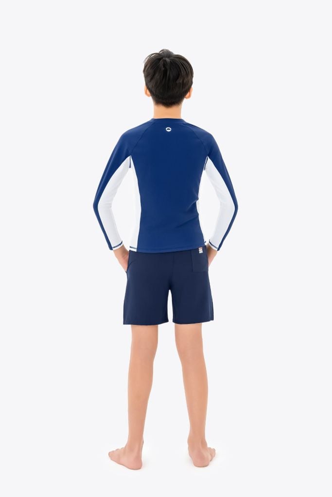 Áo bơi bé trai SOBIE tay dài kín đáo chống nắng Sibling Atticus — 5