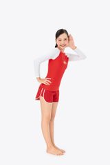 Áo bơi Teen SOBIE tay dài kín đáo chống nắng Sibling Lillian 4