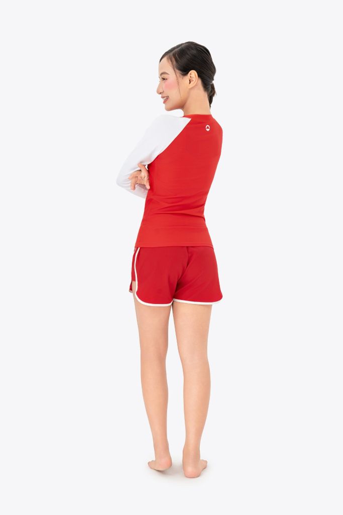 Áo bơi Teen SOBIE tay dài kín đáo chống nắng Sibling Lillian, ảnh 5