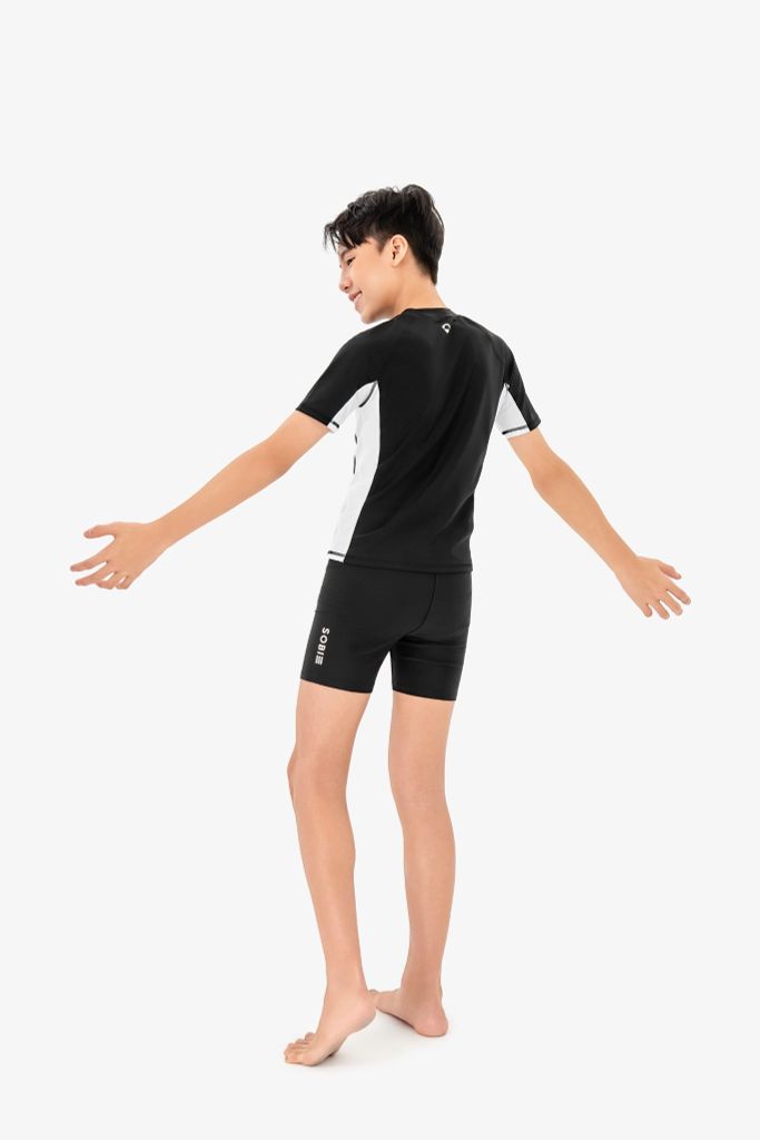 Áo bơi Teen SOBIE tay ngắn kín đáo chống nắng Sibling Alan, ảnh 6