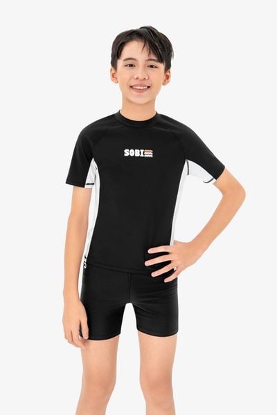  Áo bơi bé trai SOBIE tay ngắn kín đáo chống nắng Sibling Alan 