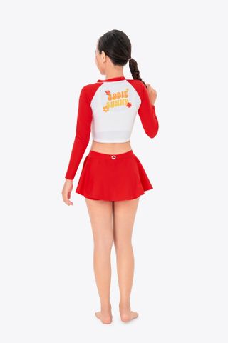  Áo bơi bé gái SOBIE Croptop tay dài Sibling Belle 