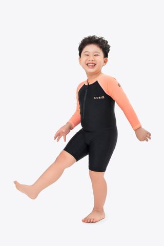  Đồ bơi trẻ em liền thân tay dài Bé Cá Cam 