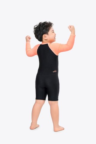  Đồ bơi trẻ em liền thân tay dài Bé Cá Cam 