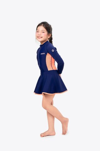  Đồ bơi trẻ em liền thân váy bé gái Cá Nhỏ Nhảy 