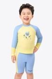  Bộ đồ bơi trẻ em tay dài Thợ Lặn Xanh 