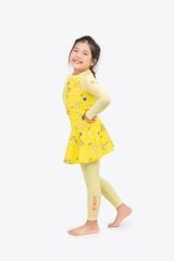 Đồ bơi trẻ em tay dài liền thân váy bé gái Bạn Cua Nhỏ 3