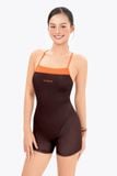  Đồ bơi nữ liền thân chuyên tập luyện Sotek™ Swimming Line Chest suit Orange 