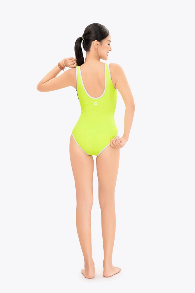 Đồ bơi nữ liền thân chuyên tập luyện Sotek™ Swimming Hyper suit Green, ảnh 6