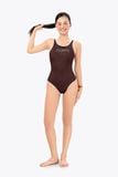  Đồ bơi nữ liền thân chuyên tập luyện Sotek™ Swimming Hyper suit Mocha 