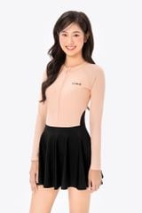 Đồ bơi nữ SOBIE liền thân váy tay dài chống nắng Floral Natalie 1