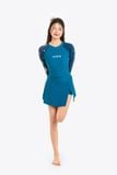  Áo bơi nữ croptop tay dài kín đáo và chống nắng Orchid Elara 