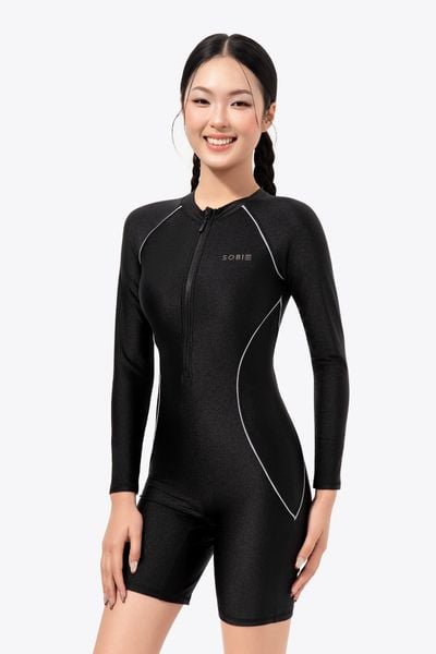  Đồ bơi nữ liền thân tay dài quần lửng kín đáo và chống nắng Ori Venus 