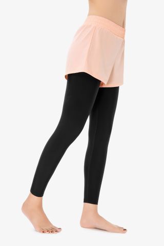  Quần đi biển nữ SOBIE legging 2 layer kín đáo Floral Aster 